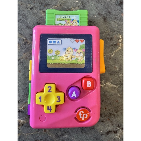 Fisher-Price Puppy's Adventure Handheld Learning Game Lights & Sounds Toy - Picture 2 of 7